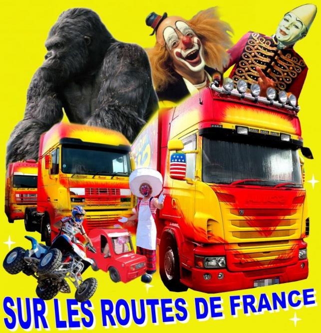 Sur les routes de France le cirque en live
